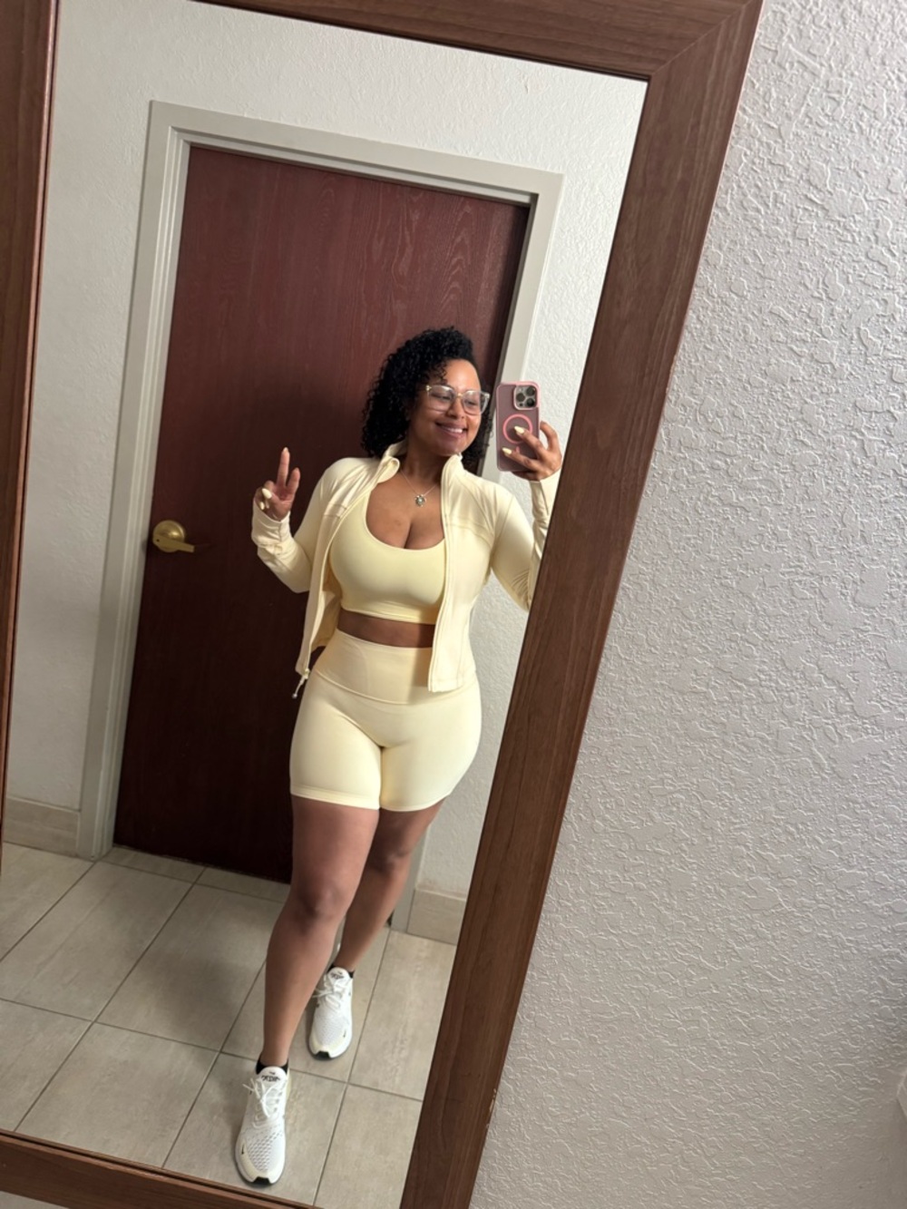 Buttercream Lululemon athletica Cream Define Cropped Jacket